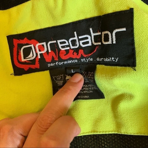 Predator Wear Neon Green Performance Wear Reflective Coat - Large - Picture 13 of 15